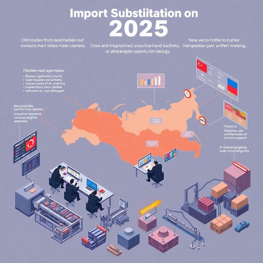 Импортозамещение и новые цепочки поставок: влияние экономики на бизнес и потребителей
