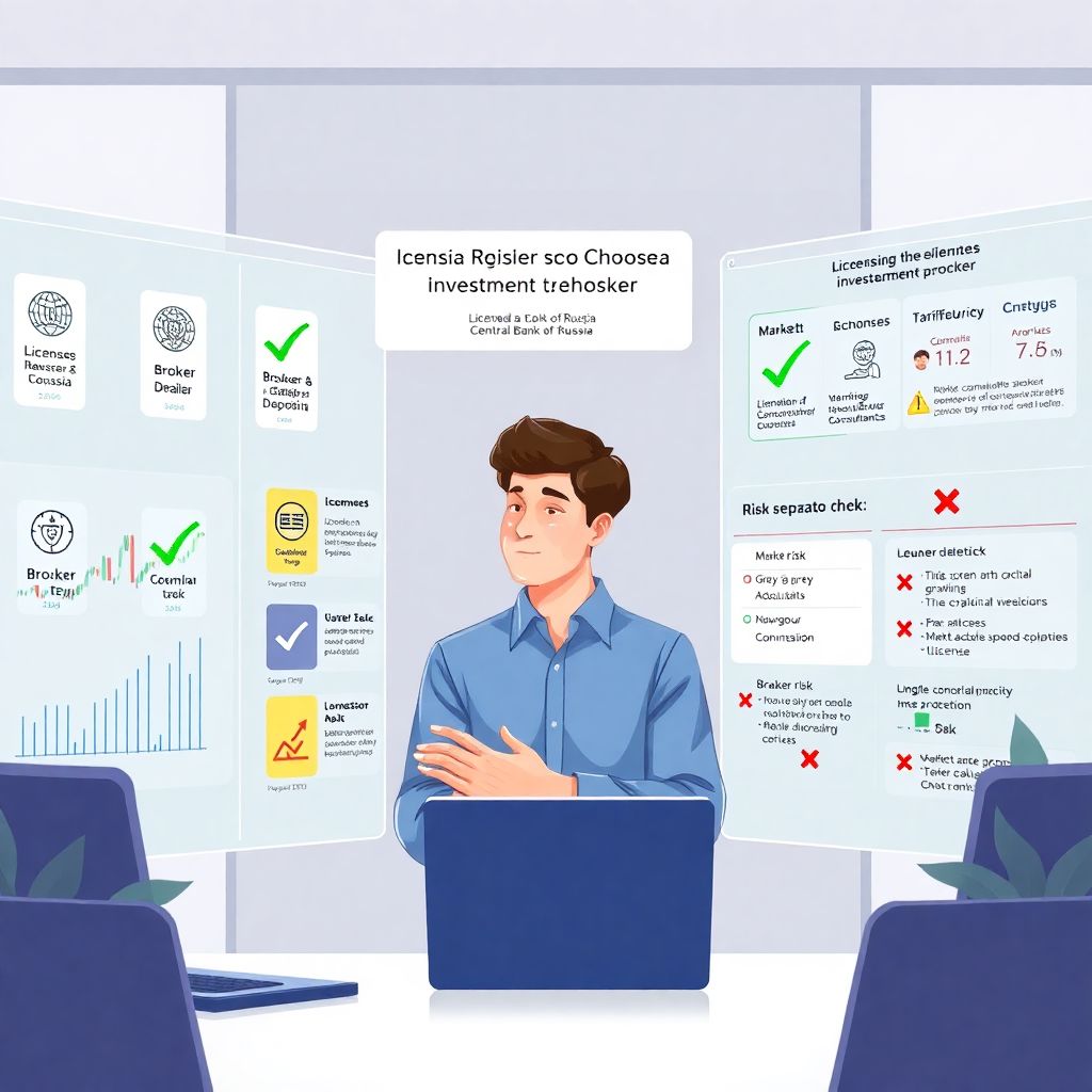 Как выбрать брокера в России в 2025 году: комиссии, риски и защита инвестора