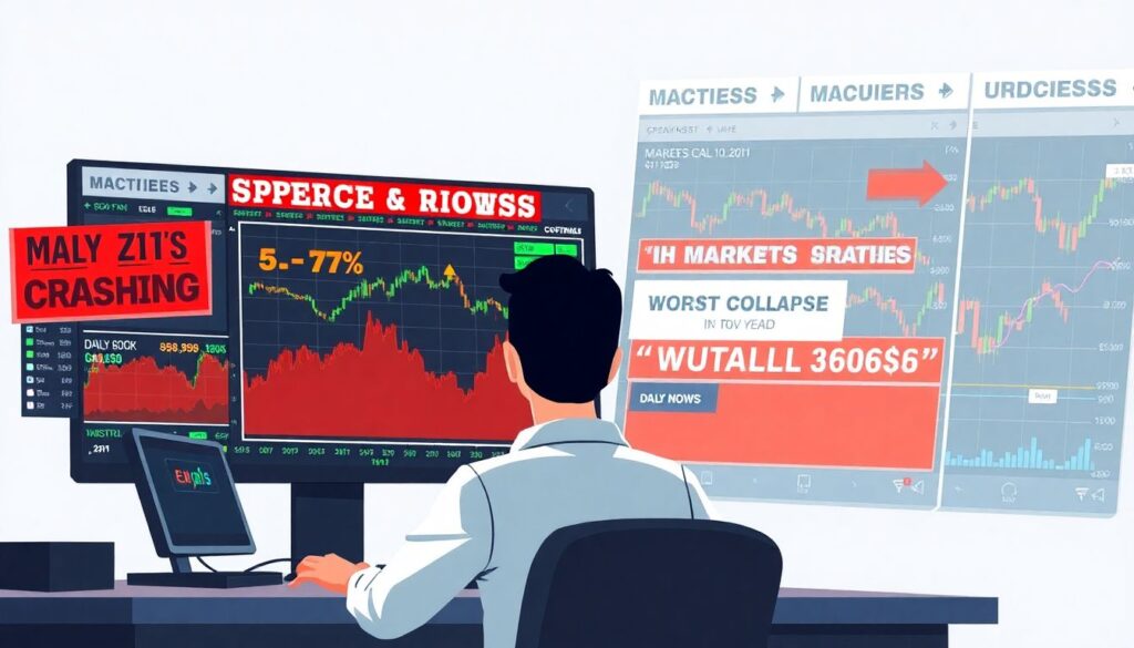 Психология инвестора: как не паниковать во время обвала рынка и не идти на поводу у толпы - иллюстрация