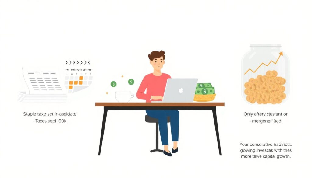Финансовое планирование для самозанятых и фрилансеров в России: налоги, резервы, инвестиции - иллюстрация