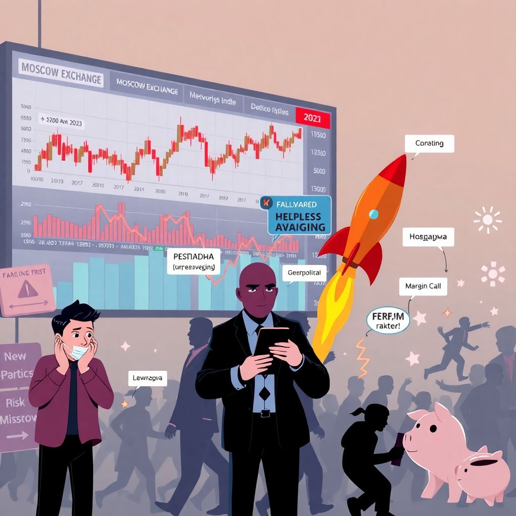 Поведенческие ошибки российских инвесторов: усреднение и панические распродажи